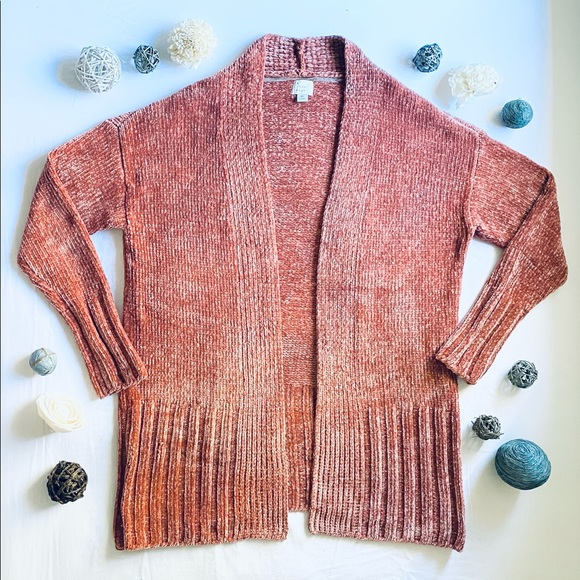 Red Knit Cardigan - Picture 1 of 5